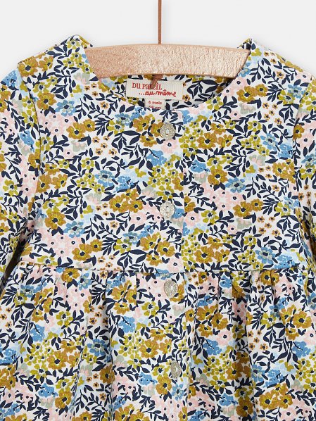 Βρεφικό Σετ για Κορίτσια Blue Floral