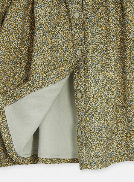 Βρεφικό Φόρεμα για Κορίτσια Green Floral