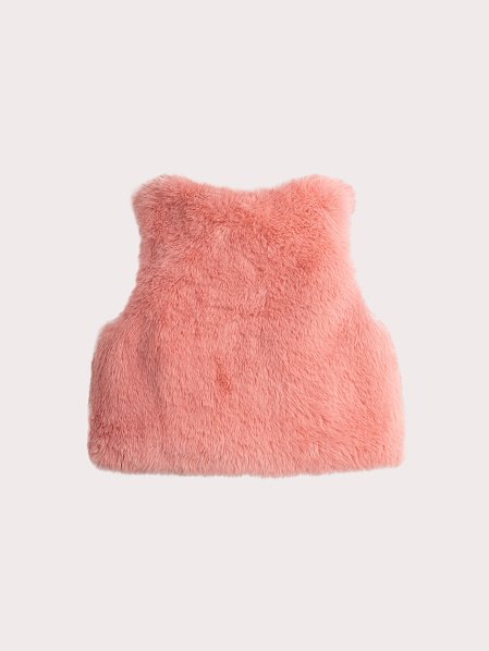 Βρεφικό Γιλέκο για Κορίτσια Pink Fur