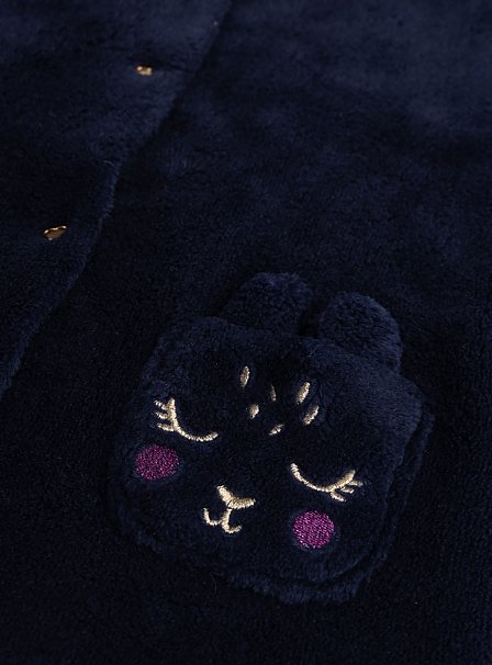 Βρεφική Ζακέτα για Κορίτσια Navy Cheetah