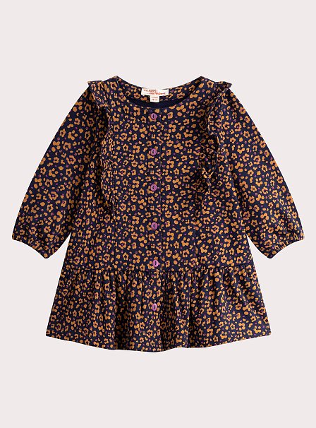 Βρεφικό Σετ για Κορίτσια Mustard Print