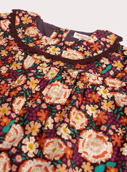 Βρεφικό Φόρεμα για Κορίτσια Dark Floral