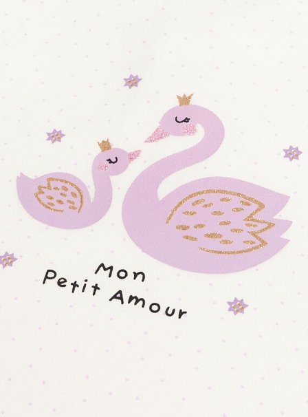 Βρεφικό Φορμάκι για Κορίτσια White Swans