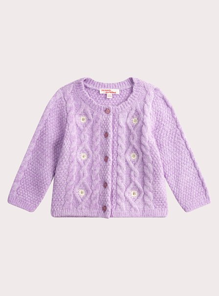 Βρεφική Ζακέτα για Κορίτσια Lilac Daisies