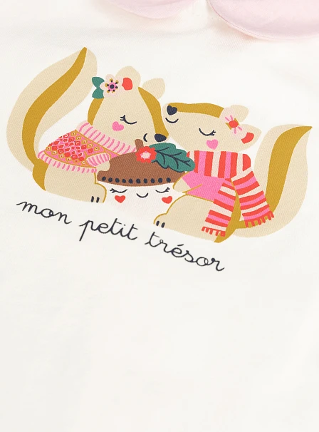 Βρεφικό Φορμάκι για Κορίτσια Cute Squirrels