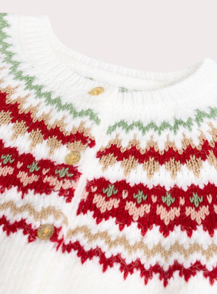 Βρεφική Ζακέτα για Κορίτσια Multicolor White