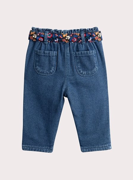 Βρεφικό Παντελόνι για Κορίτσια Denim Floral