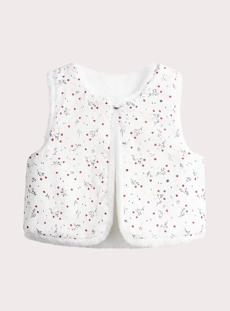 Βρεφικό Γιλέκο για Κορίτσια White Dainty
