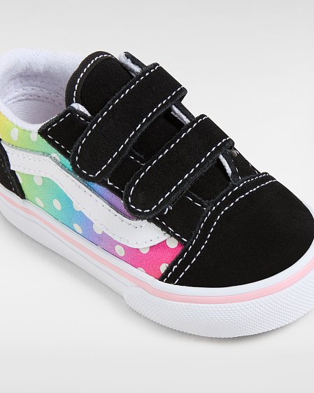 Βρεφικά Παπούτσια Vans Old Skool V για Κορίτσια Glow Rainbow (Μεγέθη 20-26)