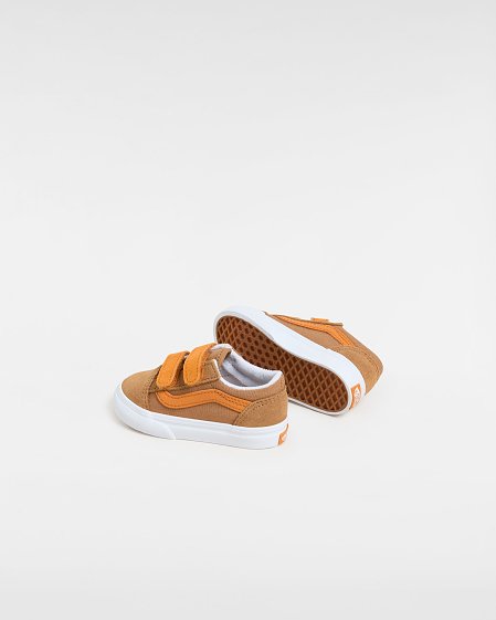 Βρεφικά Παπούτσια Vans Old Skool για Αγόρια Brown/Orange (Μεγέθη 20-26)