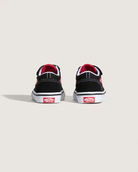 Βρεφικά Παπούτσια Vans Old Skool για Αγόρια Black/Red (Μεγέθη 20-25)