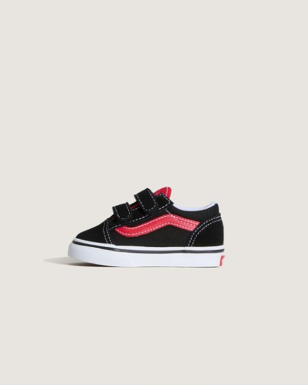 Βρεφικά Παπούτσια Vans Old Skool για Αγόρια Black/Red (Μεγέθη 20-25)