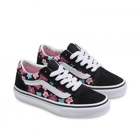 Παιδικά Παπούτσια Vans Old Skool για Κορίτσια Flowers (Μεγέθη 27-34)