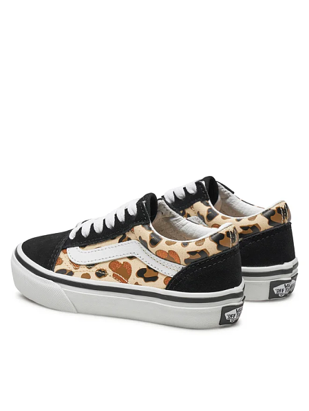 Παιδικά Παπούτσια Vans Old Skool για Κορίτσια Leopard Glitter (Μεγέθη 27-34)