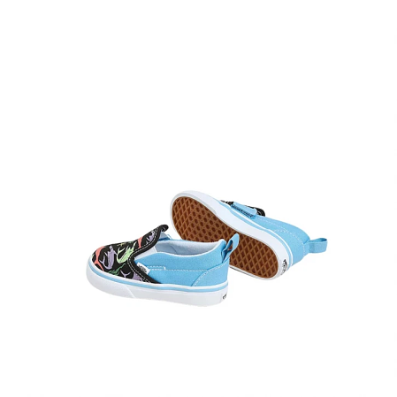 Βρεφικά Παπούτσια Vans Slip On Glow Sharks για Αγόρια Blue (Μεγέθη 20-26)