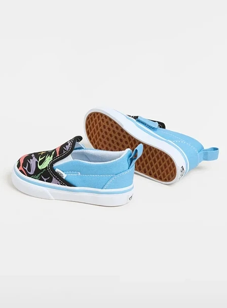Βρεφικά Παπούτσια Vans Slip On Glow Sharks για Αγόρια Blue (Μεγέθη 20-26)
