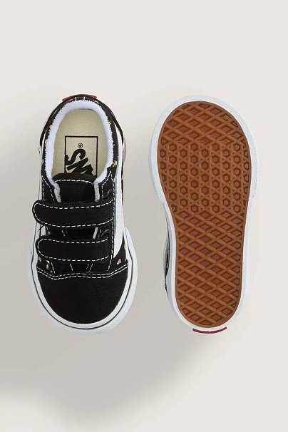 Βρεφικό Παπούτσι για Κορίτσι Vans Old Skool V Ditsy Floral Black/Sunset Blush (Μεγέθη 20-26)