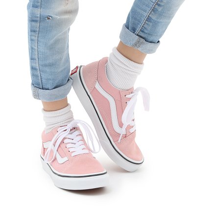 ΠΑΙΔΙΚΑ ΠΑΠΟΥΤΣΙΑ VANS OLD SKOOL PINK ΓΙΑ ΚΟΡΙΤΣΙΑ (Μεγέθη 27-34)