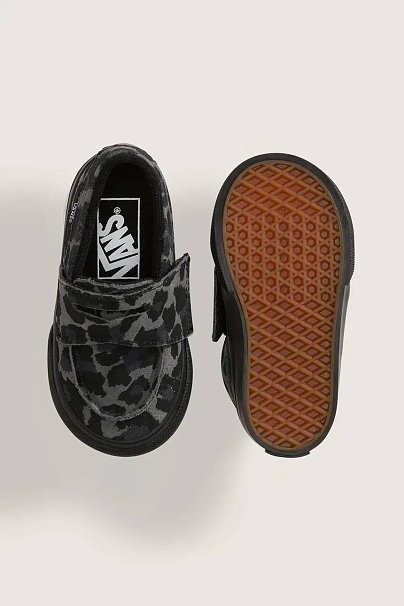 Βρεφικό Παπούτσι για Αγόρι Vans Loafer 53 Leopard Black/Black (Μεγέθη 20-26)