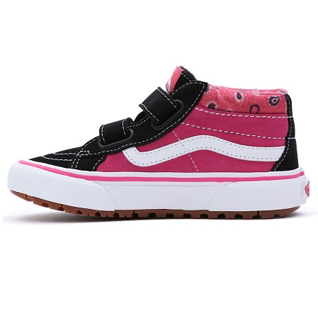 Παιδικά Sneakers Παπούτσια Vans Sk-8 Mid Reissue V Mte Black/Pink