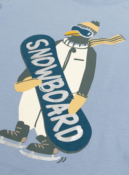 Παιδική Μπλούζα για Αγόρια Blue Penguin