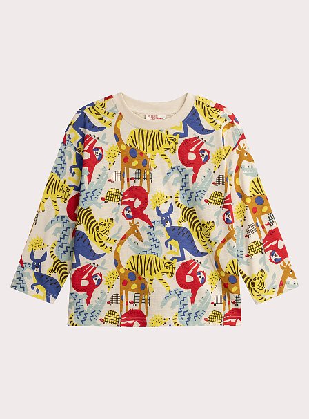 Παιδική Μπλούζα για Αγόρια Animals Print