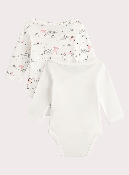 Σετ Βρεφικά Φορμάκια για Κορίτσια Cold Ducks 2 τμχ