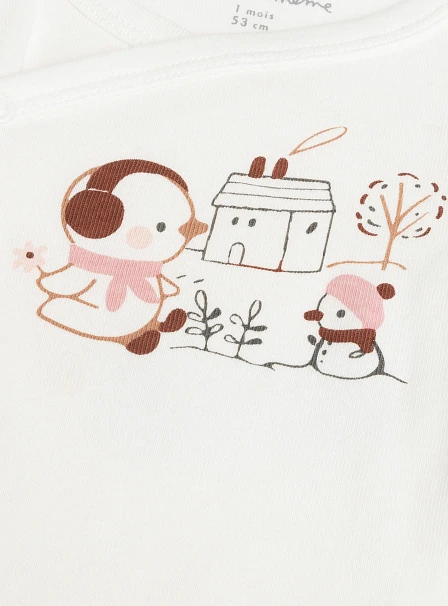 Σετ Βρεφικά Φορμάκια για Κορίτσια Cold Ducks 2 τμχ