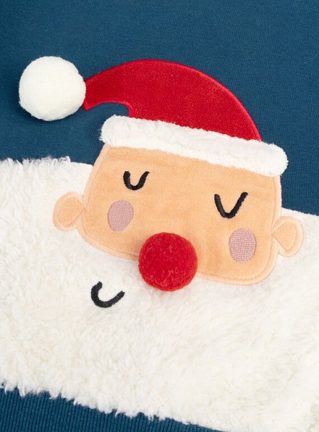 Παιδικό Φούτερ για Αγόρια Blue Santa