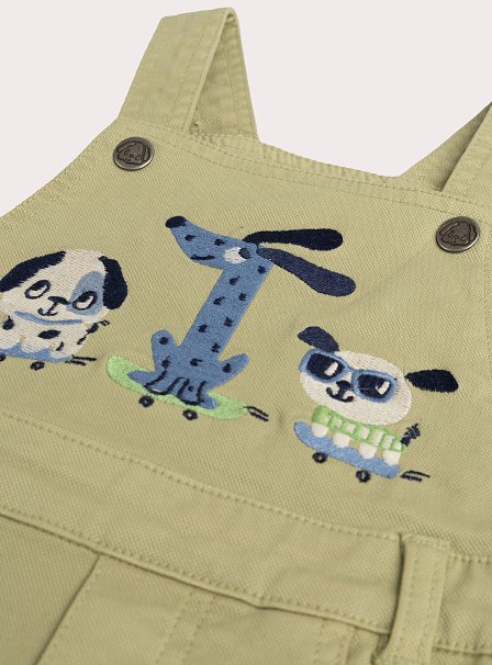 Βρεφική Σαλοπέτα για Αγόρια Green Puppies