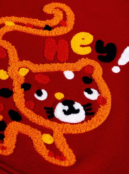 Βρεφικό Φούτερ για Αγόρια Red Tiger