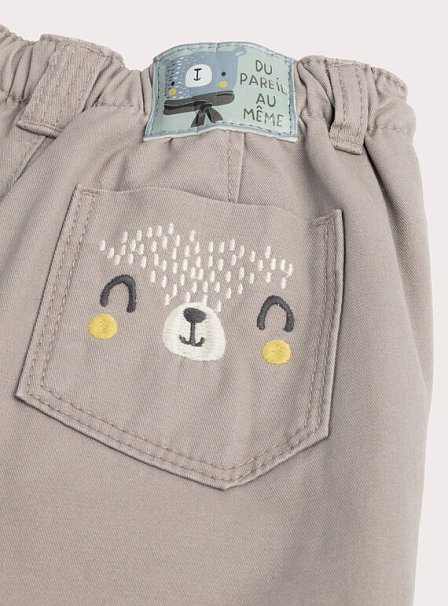 Βρεφικό Παντελόνι για Αγόρια Basic Taupe