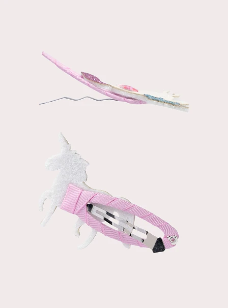 Σετ Παιδικά Κοκκαλάκια για Κορίτσια Magic Unicorns 2 τμχ