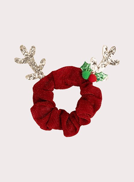 Σετ Παιδικά Λαστιχάκια Μαλλιών για Κορίτσια Festive Time 2 τμχ