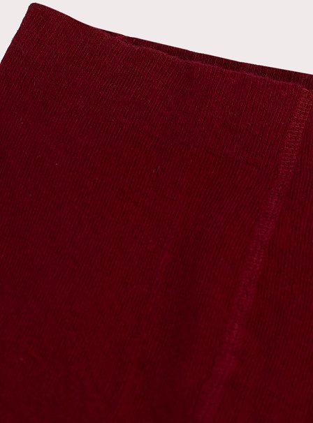 Παιδικό Καλσόν για Κορίτσια Ribbed Red