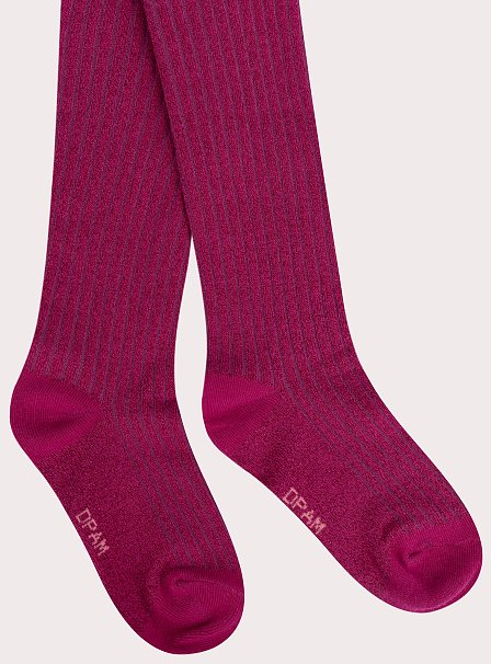 Παιδικό Καλσόν για Κορίτσια Ribbed Pink