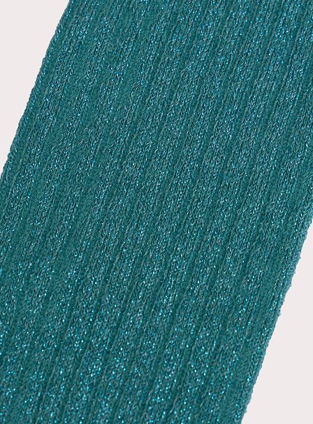 Παιδικό Καλσόν για Κορίτσια Ribbed Emerald