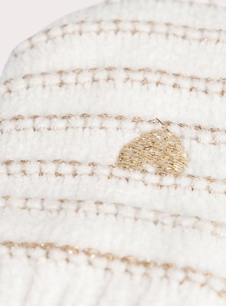 Βρεφικά Γάντια για Κορίτσια Gold Stripped