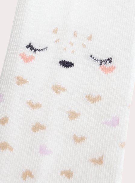 Βρεφικό Καλσόν για Κορίτσια White Hearts