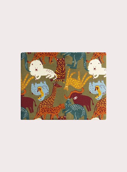 Παιδικός Λαιμός για Αγόρια Chaki Animals