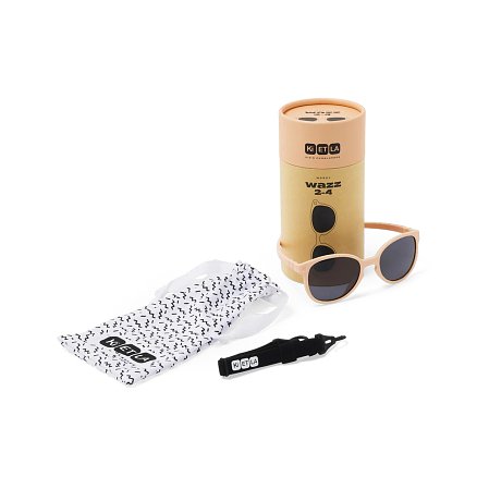 KiETLA Wazz Βρεφικά Γυαλιά Ηλίου Wayfarer Apricot 1-2 ετών