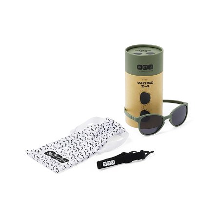 KiETLA Wazz Παιδικά Γυαλιά Ηλίου Wayfarer Kaki 2-4 ετών