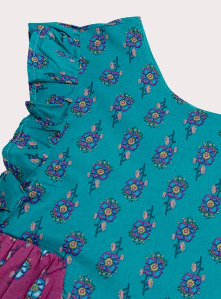 Παιδικό Φόρεμα για Κορίτσια Three-toned Psychedelic