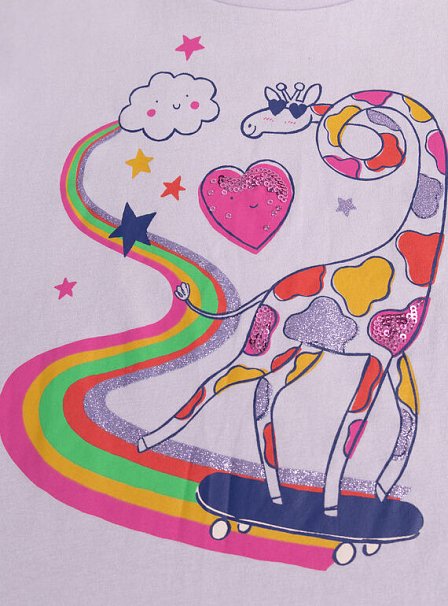 Παιδική Μπλούζα για Κορίτσια Looong Giraffe