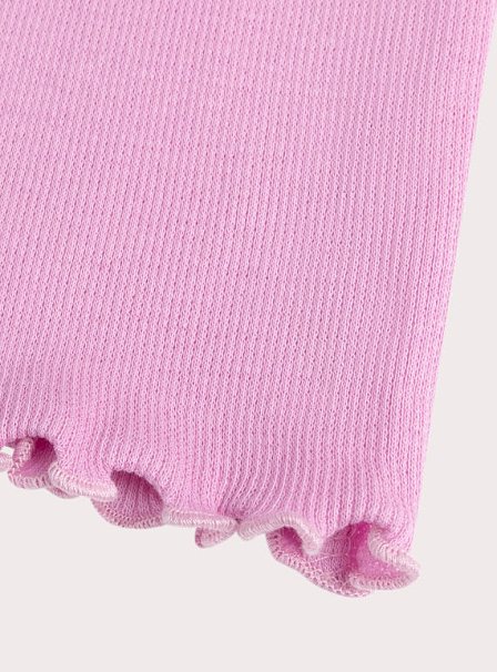 Παιδική Μπλούζα για Κορίτσια Purple Ribbed