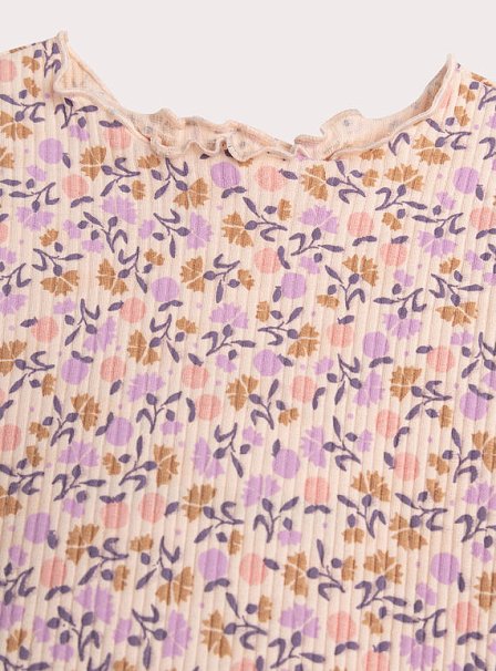 Παιδική Μπλούζα για Κορίτσια Warm Pink Floral