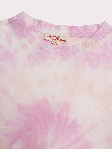 Παιδική Μπλούζα για Κορίτσια Purple Tie Dye