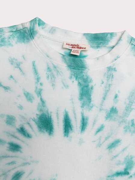 Παιδική Μπλούζα για Κορίτσια Green Tie Dye