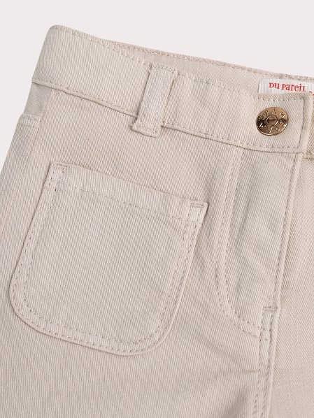 Παιδικό Παντελόνι για Κορίτσια Beige Flare