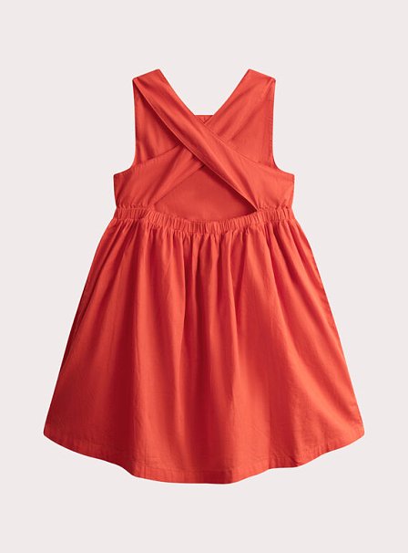 Παιδικό Φόρεμα για Κορίτσια Orange Embroidery